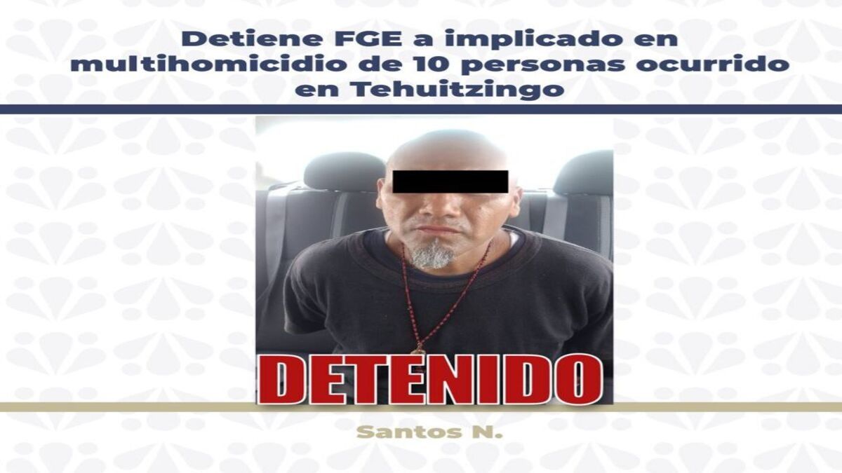 Detenido multihomicidio Tehuitzingo