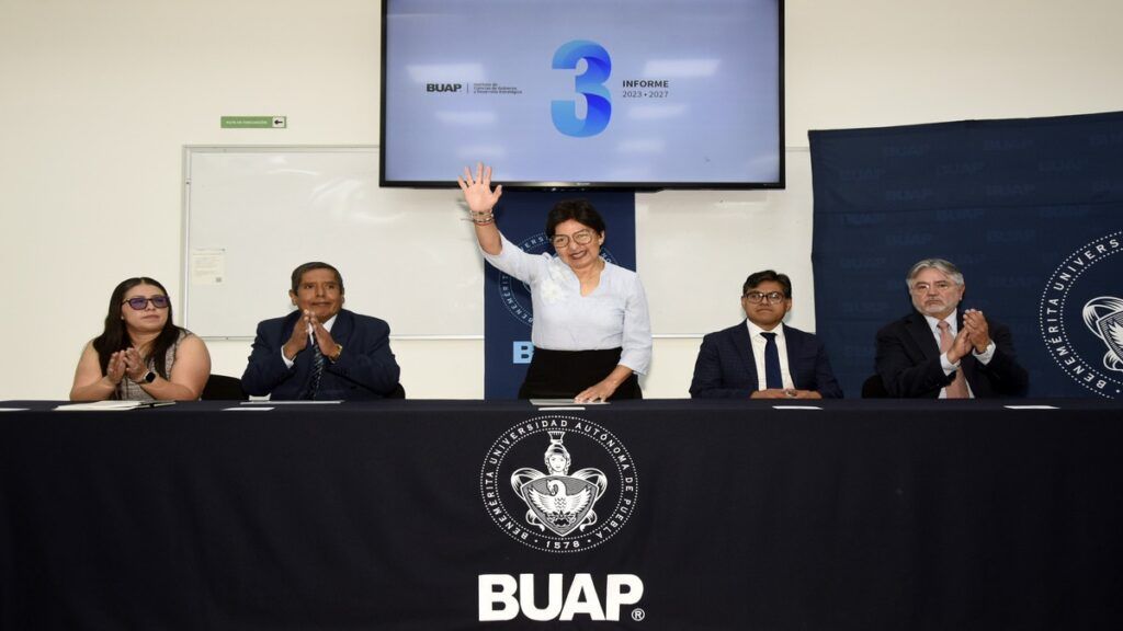 Rectora BUAP informe ICGDE