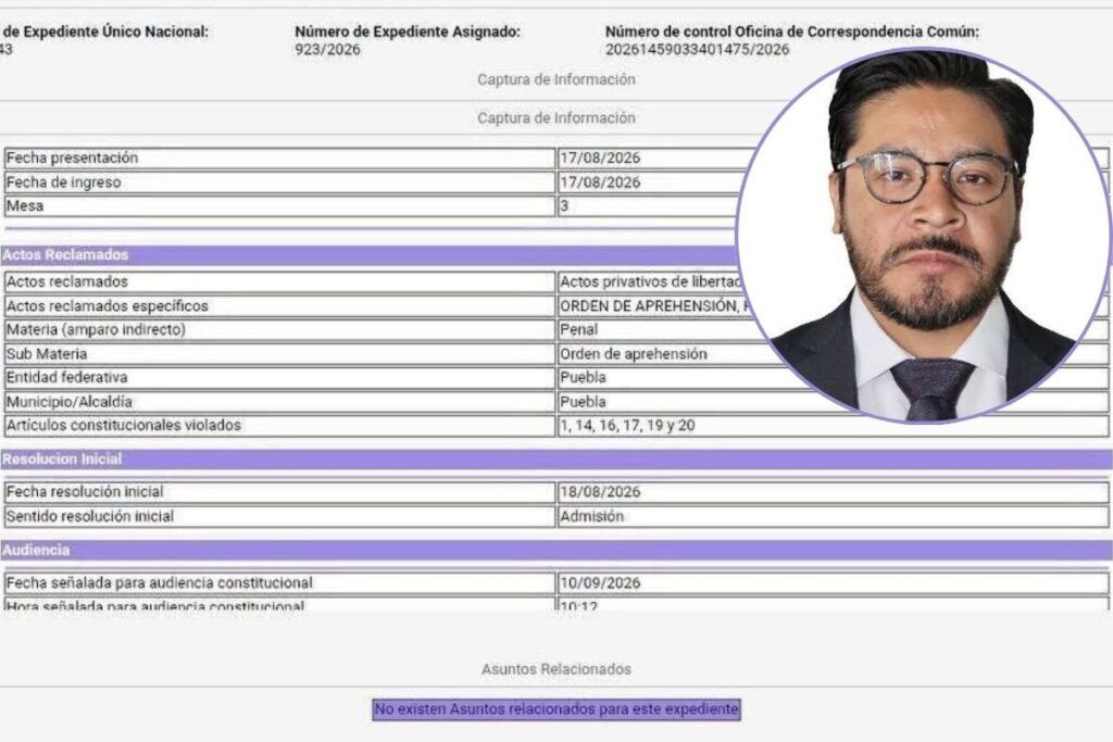 Tesorero de Atlixco tramita amparo