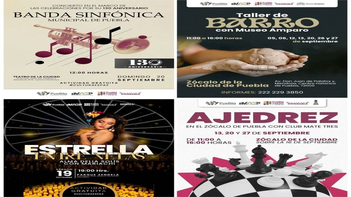 actividades fin de semana Puebla capital