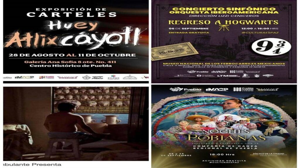 Agenda Cultural fin de semana Puebla capital