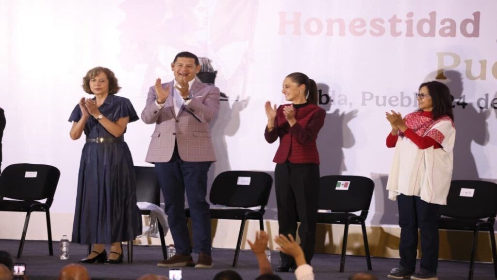 Claudia Sheinbaum anuncia obras Puebla