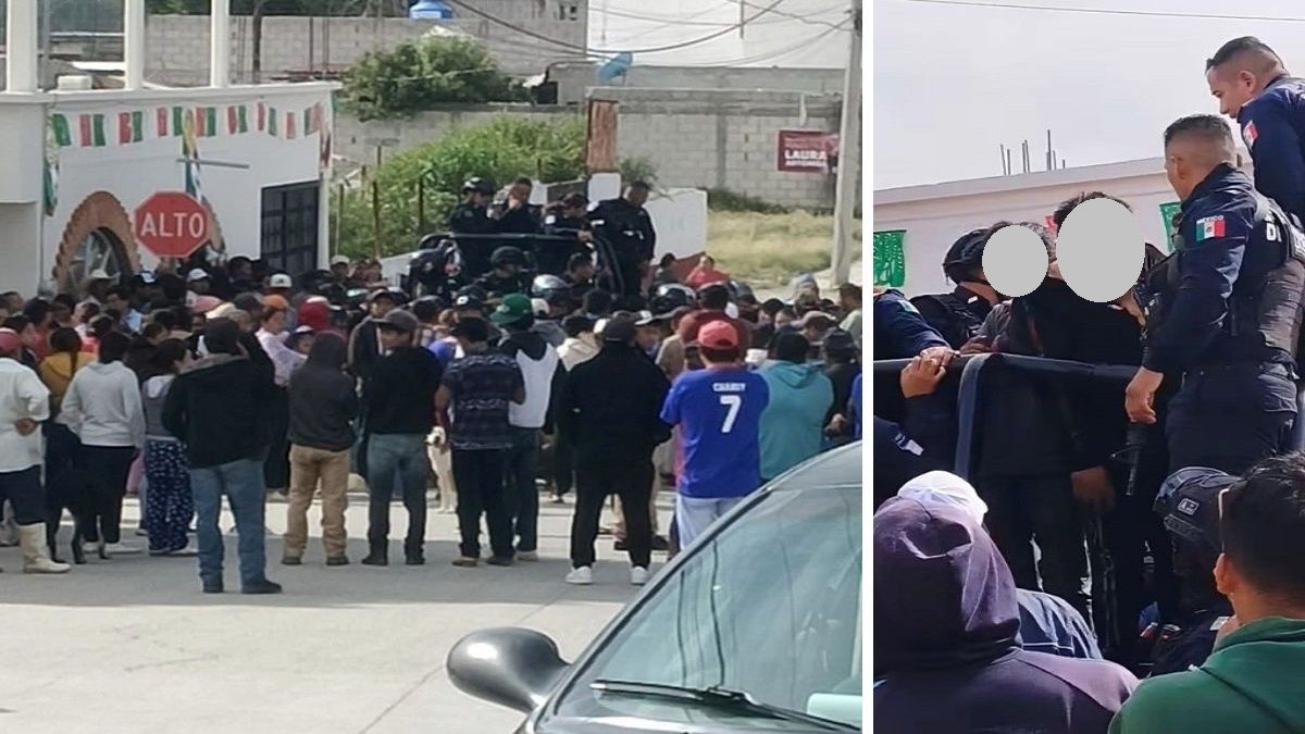 Intento linchamiento presuntos ladrones Santa Cruz La Ixtla