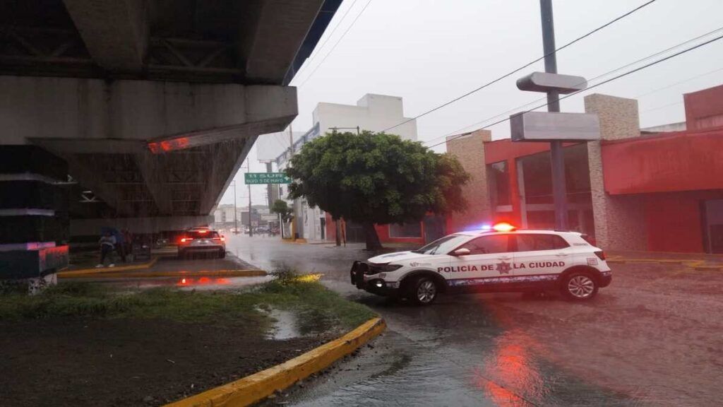 Lluvia anegaciones Puebla