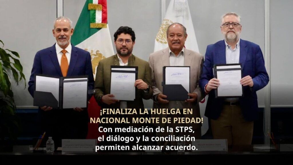 Termina huelga en el Nacional Monte de Piedad