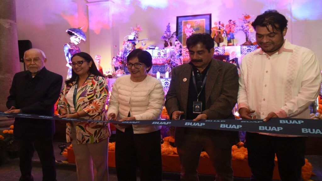BUAP inauguración ofrenda Casa de la Bóveda