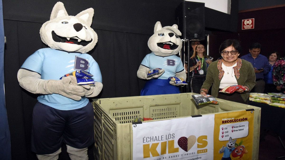 Campaña Échale los Kilos BUAP Cáritas Puebla