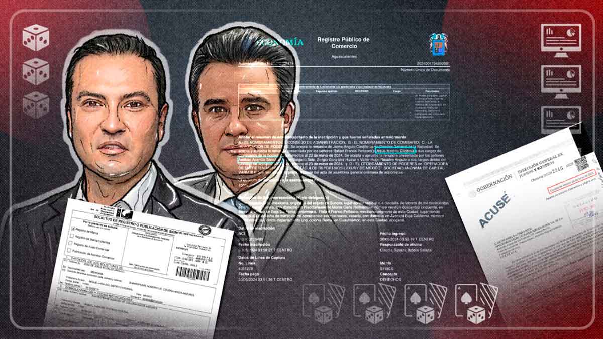 Gobernación otorgó permiso para operar apuestas en línea a empresa ligada a Amílcar Olán