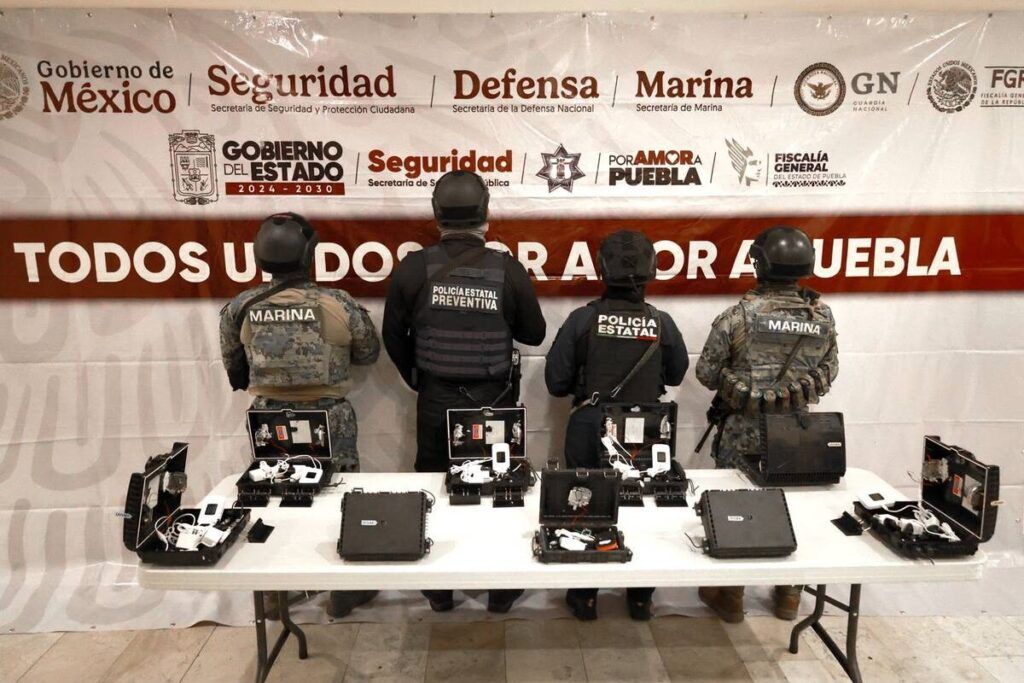 Desmantelan sistema de videovigilancia ilegal en Tepeaca