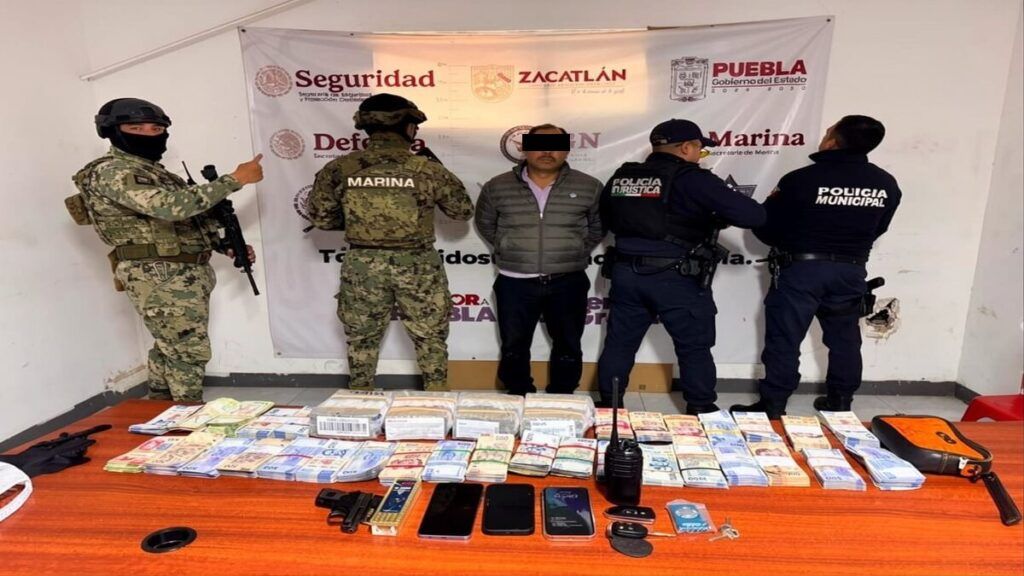 Detienen a El Moco en Zacatlán, líder huachicolero en la Sierra Norte