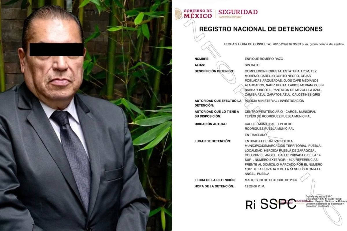 Juez Romero Razo detenido evasión de reos penal de Tepexi de Rodríguez