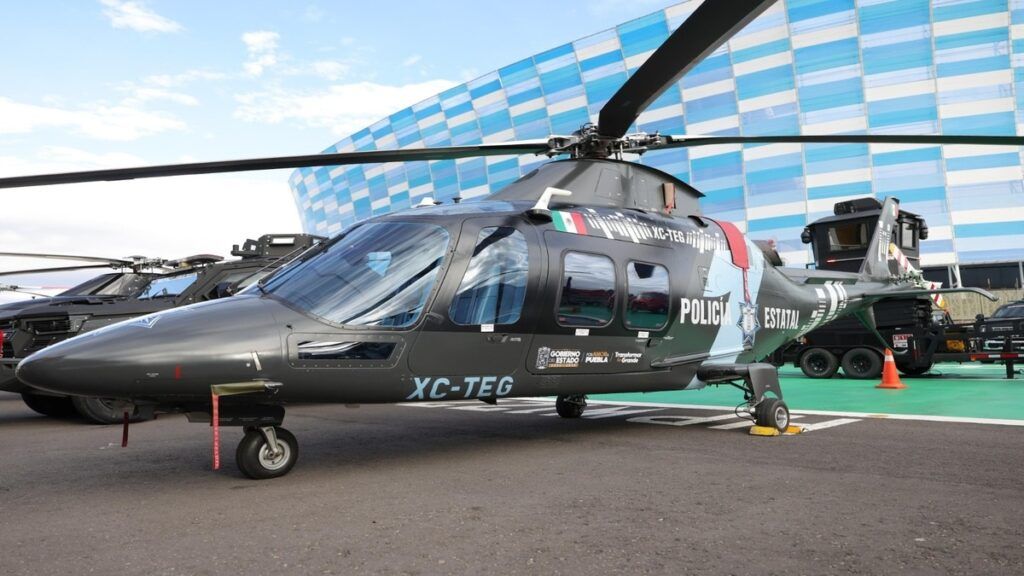 Refuerzan seguridad Puebla cuatro helicópteros